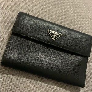 Prada Tessuto Saffiano Wallet